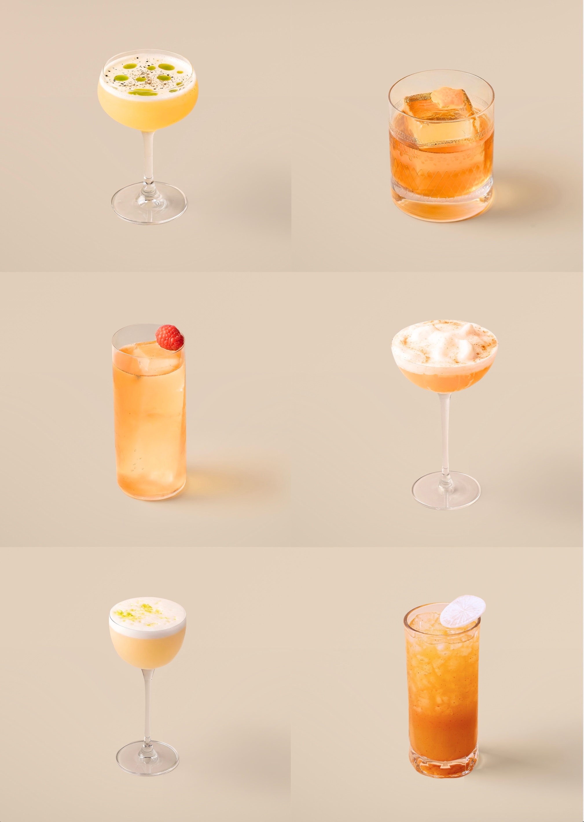 Six more signature cocktails, including a passionfruit sour and a highball
